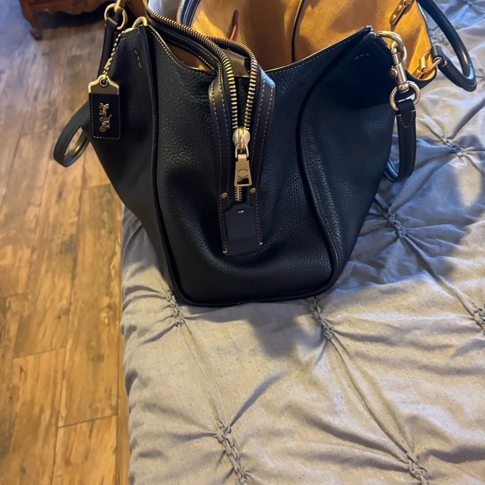 Coach Rogue 39 black pebble leather - Picture 6 of 10